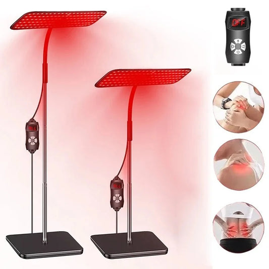 Red and infrared light therapy panel 660nm 850nm for skin and recovery support