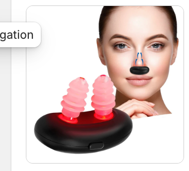 Smart Nasal Light Therapy Device | Infrared Phototherapy for Nasal Comfort