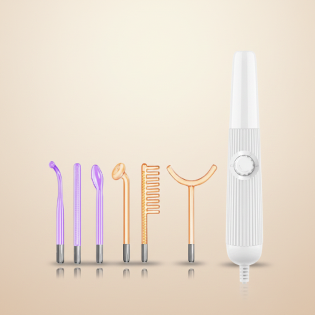 High-Frequency Darsonval Facial Wand Set | At-Home Skin & Scalp Care Device