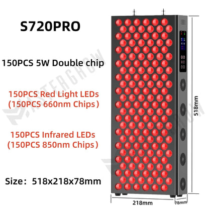 Red Light Therapy Panel | 660nm + 850nm Full-Body Wellness Sessions