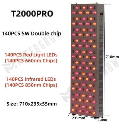 Red Light Therapy Panel | 660nm + 850nm Full-Body Wellness Sessions
