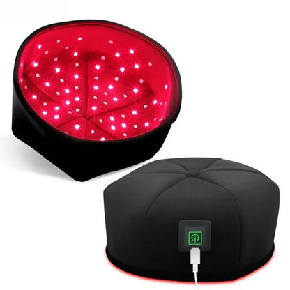 LED Hair Therapy Cap | 120 LEDs 660nm + 830nm for Scalp Wellness & Fuller-Looking Hair