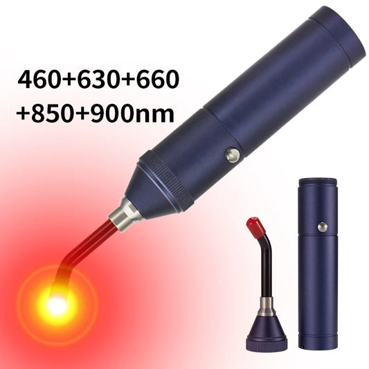 Portable red light therapy wand for targeted skin and recovery support
