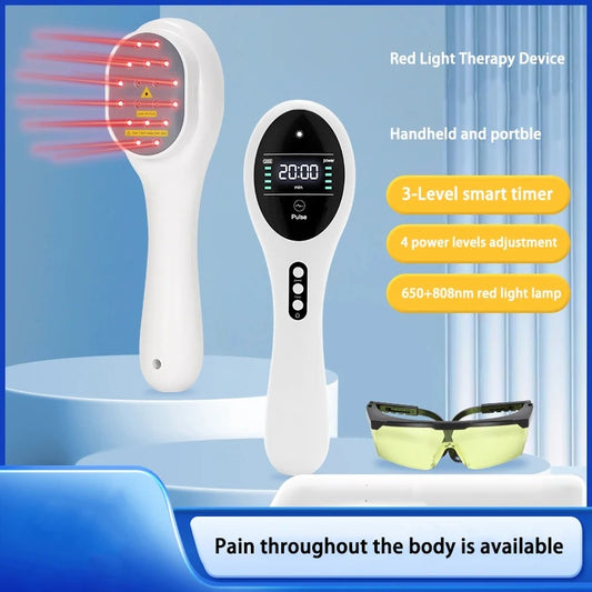 Deep Relief Red Light Therapy Device (650nm + 808nm)