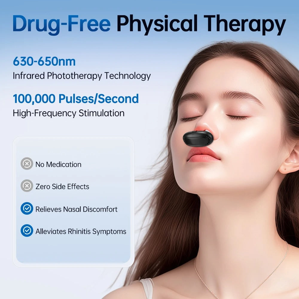 Smart Nasal Light Therapy Device | Infrared Phototherapy for Nasal Comfort