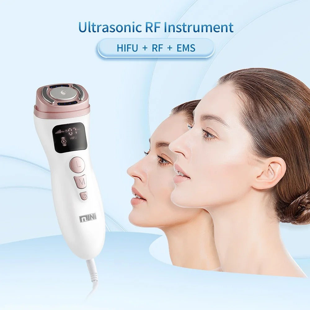 Ultrasonic & EMS Facial Lifting Device
