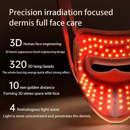 LED Red Light Therapy Face Mask