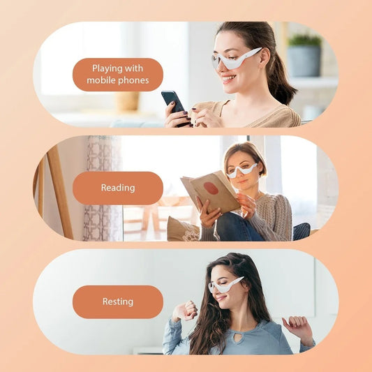 Smart Eye Therapy Glasses (EMS + Red Light)