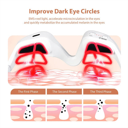 Smart Eye Therapy Glasses | EMS + Red Light Wellness