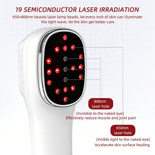 Handheld Red Light Therapy Device (650nm & 808nm) – Skin & Recovery Support