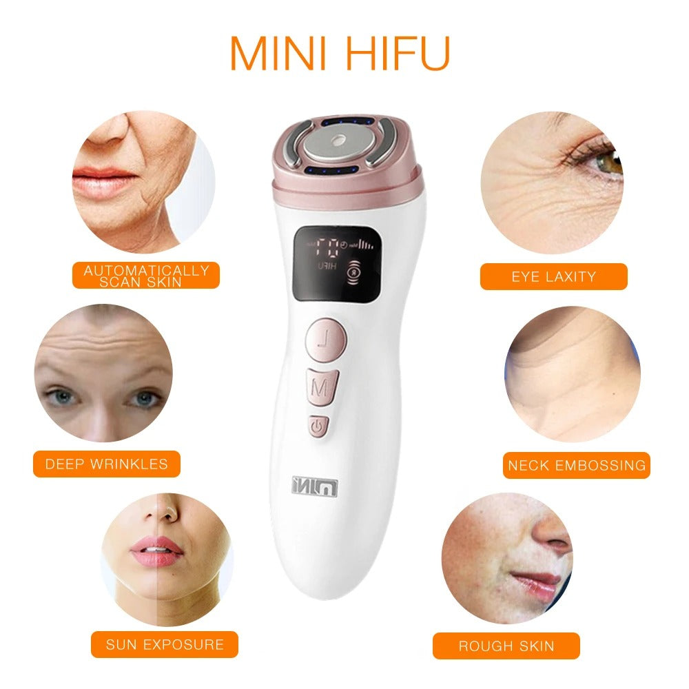 Ultrasonic & EMS Facial Lifting Device