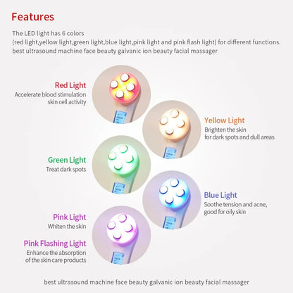 5-in-1 EMS Face Lifting & LED Photon Beauty Device | Microcurrent Skin Firming, Anti-Wrinkle & Rejuvenation