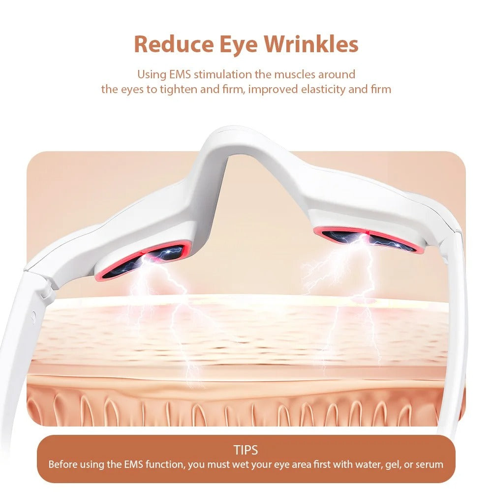 Smart Eye Therapy Glasses | EMS + Red Light Wellness