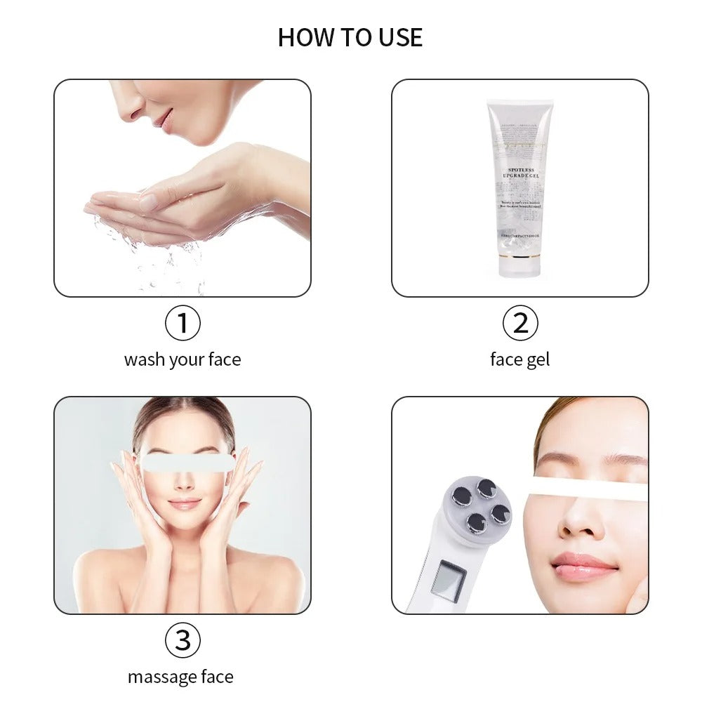 5-in-1 EMS Face Lifting & LED Photon Beauty Device | Microcurrent Skin Firming, Anti-Wrinkle & Rejuvenation
