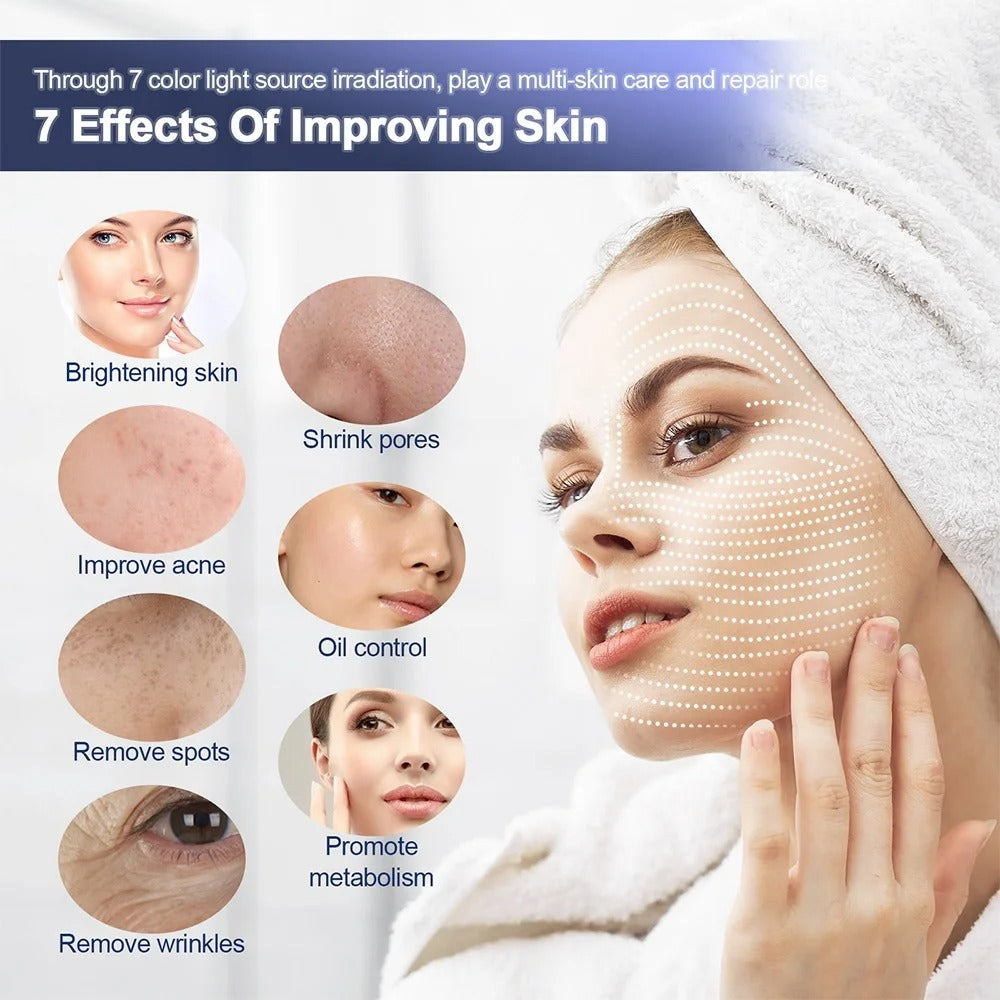 LED Light Therapy Face Mask | 7 Colors for Radiant, Hydrated Skin