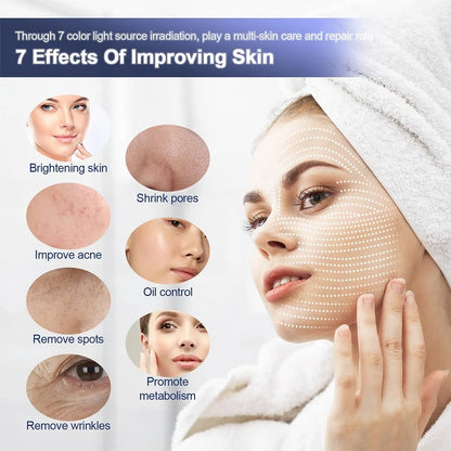 LED Light Therapy Face Mask | 7 Colors for Radiant, Hydrated Skin
