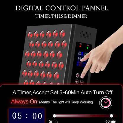 Red Light Therapy Panel | 660nm + 850nm Full-Body Wellness Sessions