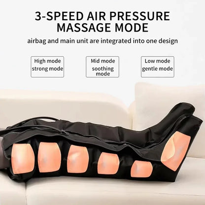 Air Compression Leg Massager Boots | Deep Relief for Tired, Heavy Legs