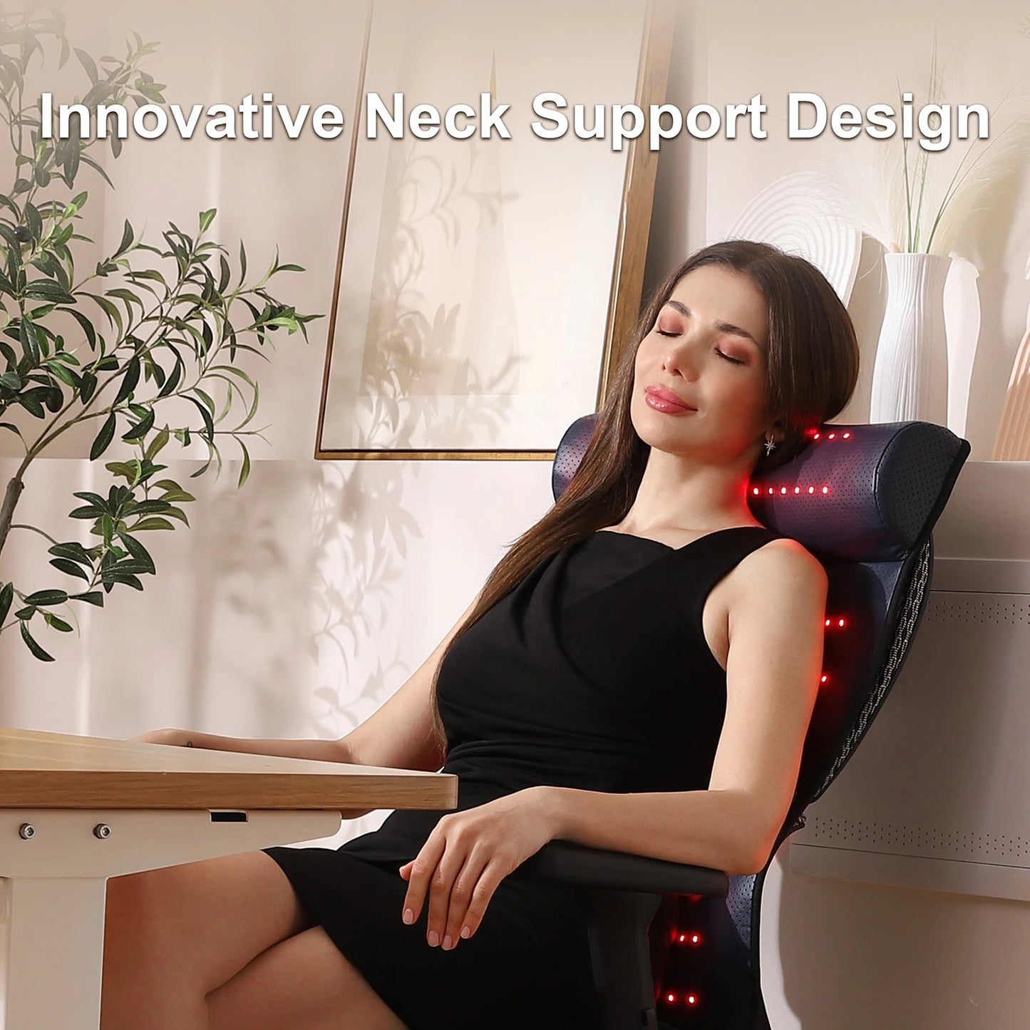 Red Light Therapy Mat with Far Infrared Heat | 3D Neck Support & Full Body Wellness