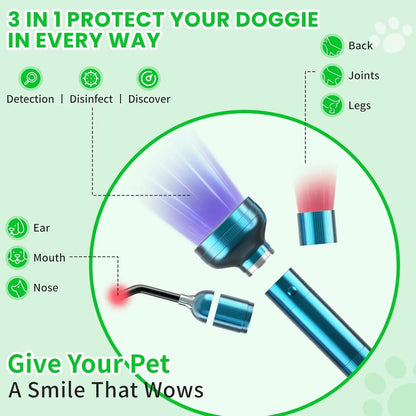 Pet Cold Laser Therapy Device | 5-Wavelength Red Light Therapy