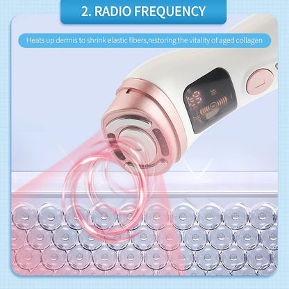 Ultrasonic & EMS Facial Lifting Device