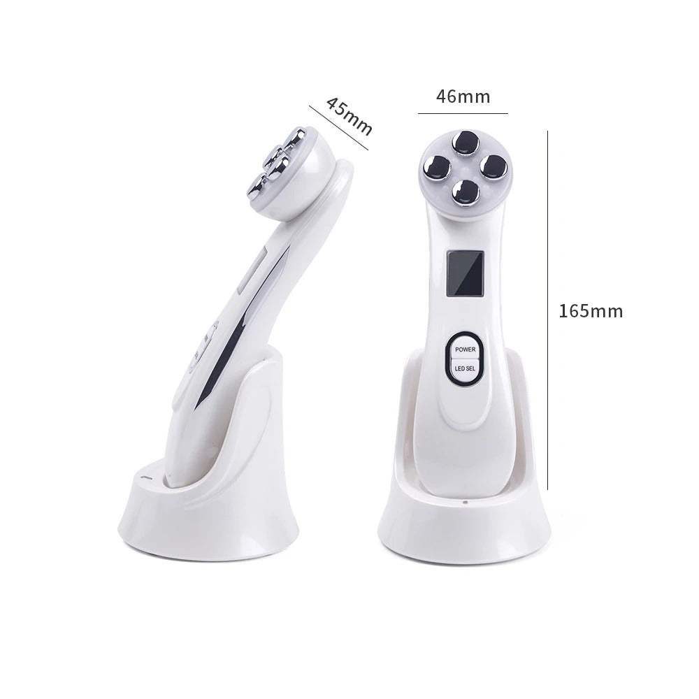 5-in-1 EMS Face Lifting & LED Photon Beauty Device | Microcurrent Skin Firming, Anti-Wrinkle & Rejuvenation