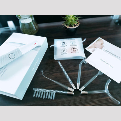High-Frequency Darsonval Facial Wand Set | At-Home Skin & Scalp Care Device