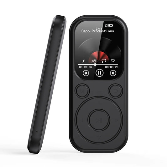 1.8" Slim MP3 Player Bluetooth 5.4 – Portable Music Player with FM Radio, eBook & Recording