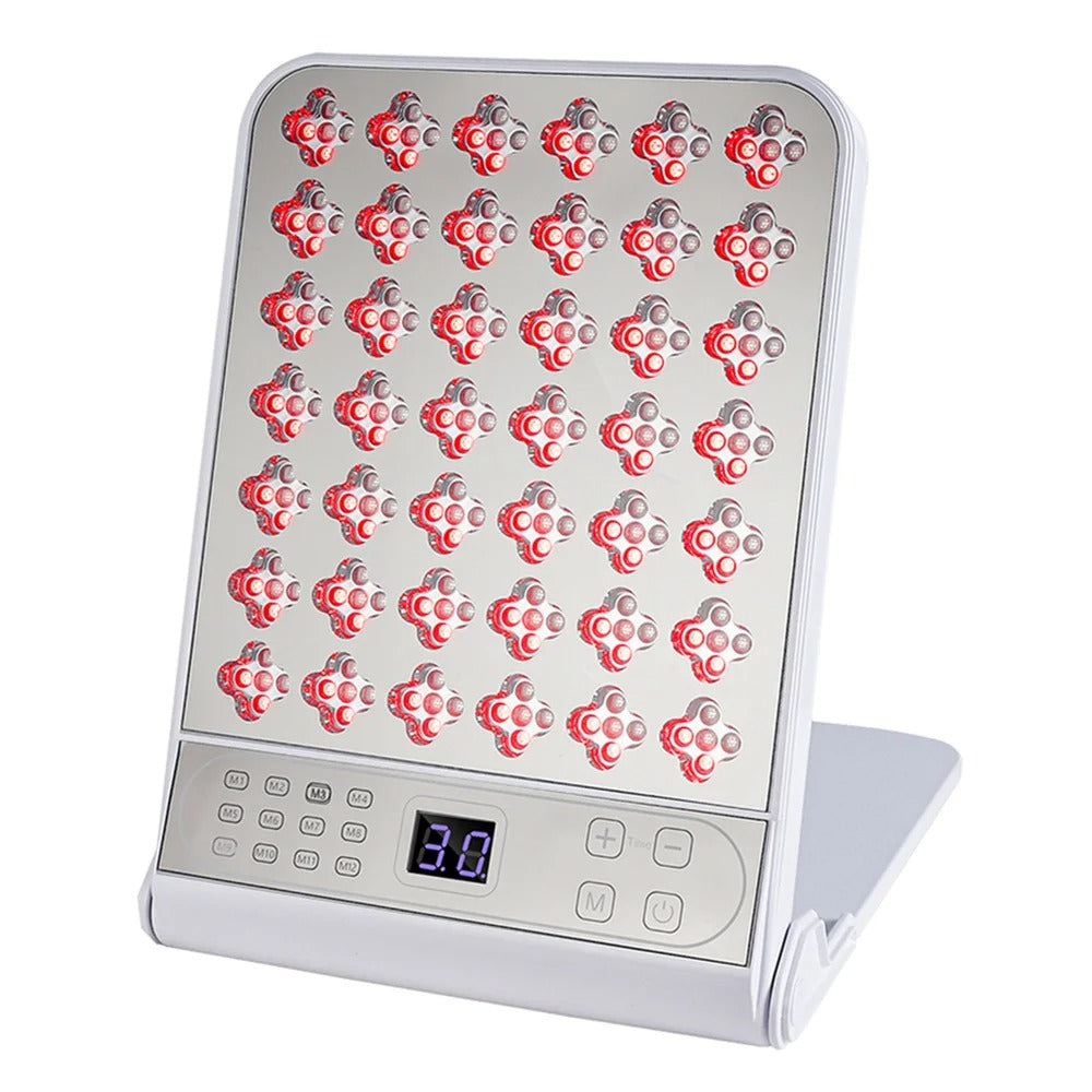4-Color LED Light Therapy Panel | Face, Scalp & Body Wellness Support