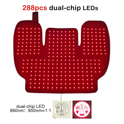 Red Light Therapy Shoulder & Neck Wrap | 660nm + 850nm Targeted Comfort Support