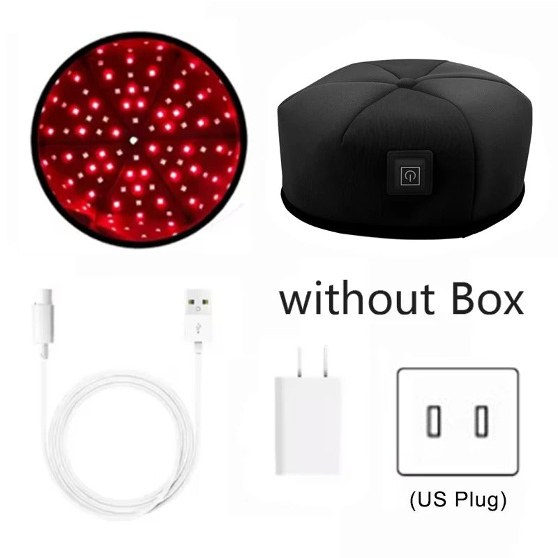 LED Hair Therapy Cap | 120 LEDs 660nm + 830nm for Scalp Wellness & Fuller-Looking Hair