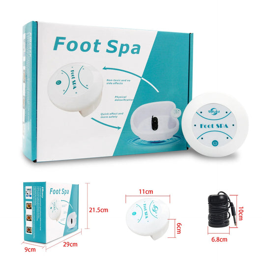 Ionic foot detox spa machine electric foot bath massager for relaxation therapy
