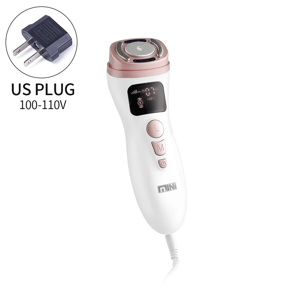 Ultrasonic & EMS Facial Lifting Device
