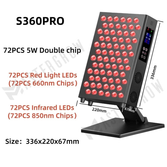 Professional Red Light Therapy Panel (660nm + 850nm)