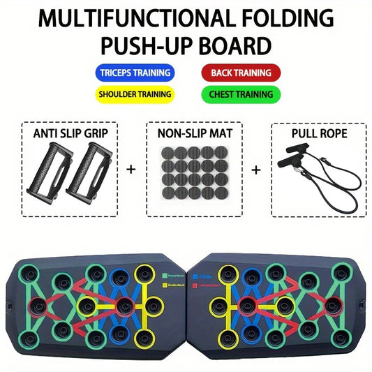 All-in-One Push-Up Training Board – Chest &amp; Core Sculpting System for Home Workouts