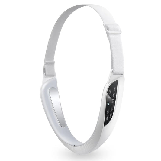 EMS microcurrent facial massager for double chin reduction and skin firming
