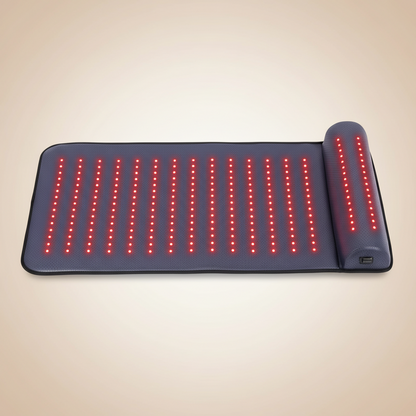 Red Light Therapy Mat with Far Infrared Heat | 3D Neck Support & Full Body Wellness